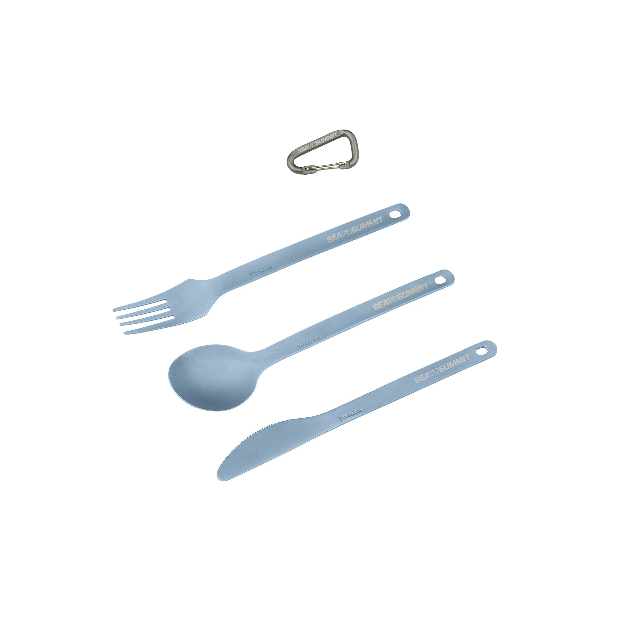 Sea To Summit Titanium Cutlery Set 3Pce 2 Sea To Summit Titanium Cutlery Set 3Pce - Image 2