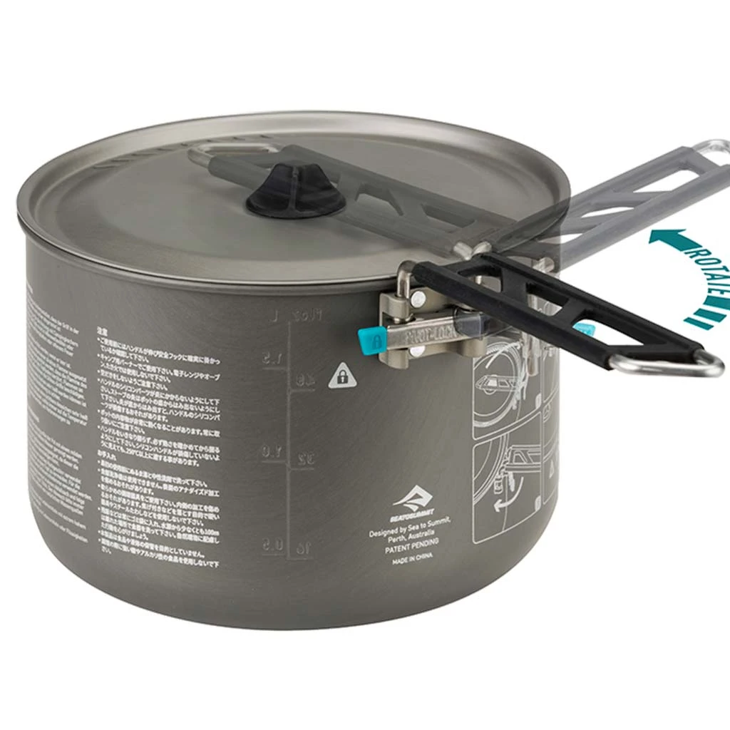 Sea To Summit Alpha 1 Pot Cook Set 1.1 3 Sea To Summit Alpha 1 Pot Cook Set 1.1 - Image 3