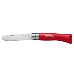 Opinel Stainless Round Tip -AU Camping Equipment Sales 2024 RoundTip No7 Red