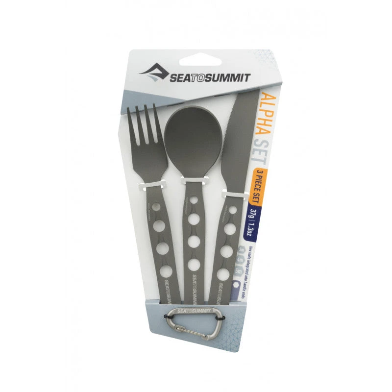 Sea To Summit Alpha Set 3Pc Cutlery Kfs 1 Sea To Summit Alpha Set 3Pc Cutlery Kfs