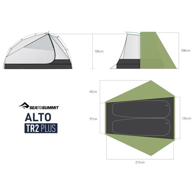 Sea To Summit Alto TR2 Plus Tent 6 Sea To Summit Alto TR2 Plus Tent - Image 6