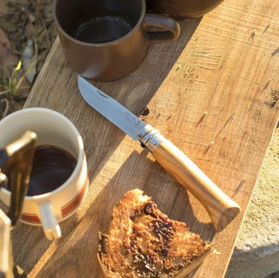 Opinel Trekking Knife Stainless Steel Olive 2 Opinel Trekking Knife Stainless Steel Olive - Image 2