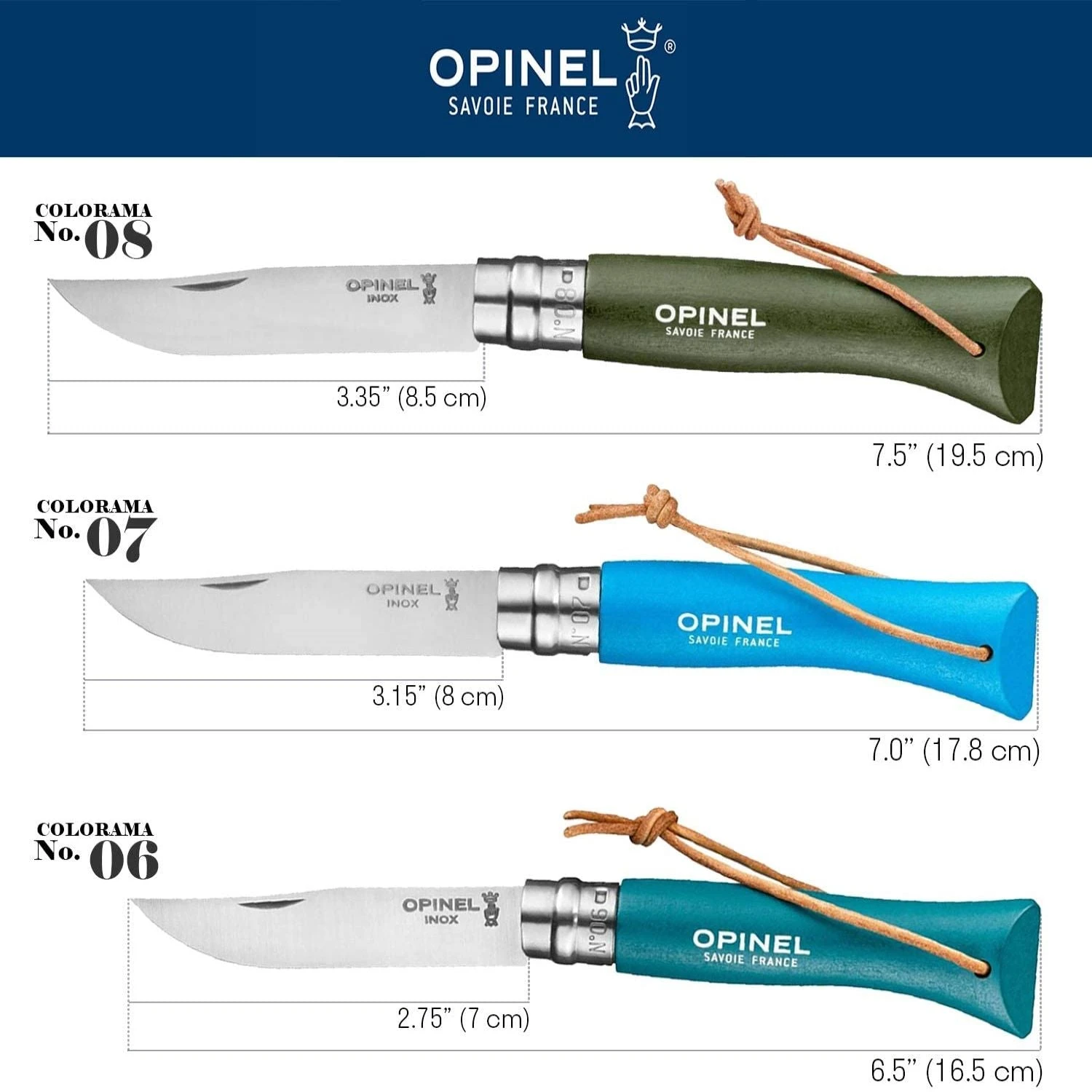 Opinel Trekking Knife Stainless Steel #6 5 Opinel Trekking Knife Stainless Steel #6 - Image 5